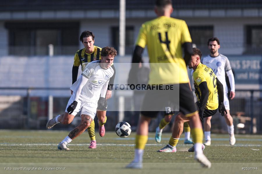 sport, Städtisches Stadion am Prischoß, SCH, SC 1960 Hanau, Regionalliga Südwest, Regionalfreundschaftsspiele, Hessenliga, Fussball, FCB, FC Bayern Alzenau, Alzenau, 24.01.2026 - Bild-ID: 2531794