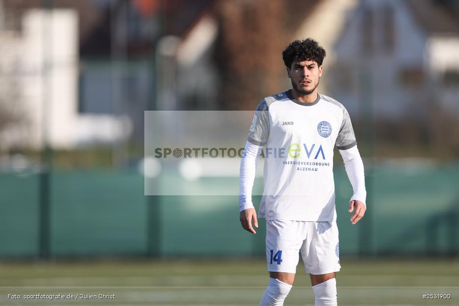 sport, Städtisches Stadion am Prischoß, SCH, SC 1960 Hanau, Regionalliga Südwest, Regionalfreundschaftsspiele, Hessenliga, Fussball, FCB, FC Bayern Alzenau, Alzenau, 24.01.2026 - Bild-ID: 2531900