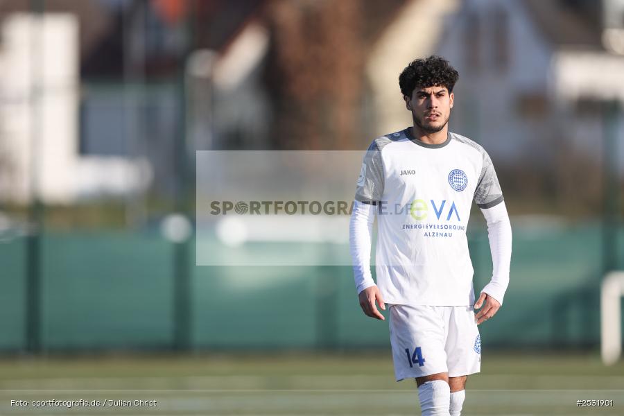 sport, Städtisches Stadion am Prischoß, SCH, SC 1960 Hanau, Regionalliga Südwest, Regionalfreundschaftsspiele, Hessenliga, Fussball, FCB, FC Bayern Alzenau, Alzenau, 24.01.2026 - Bild-ID: 2531901