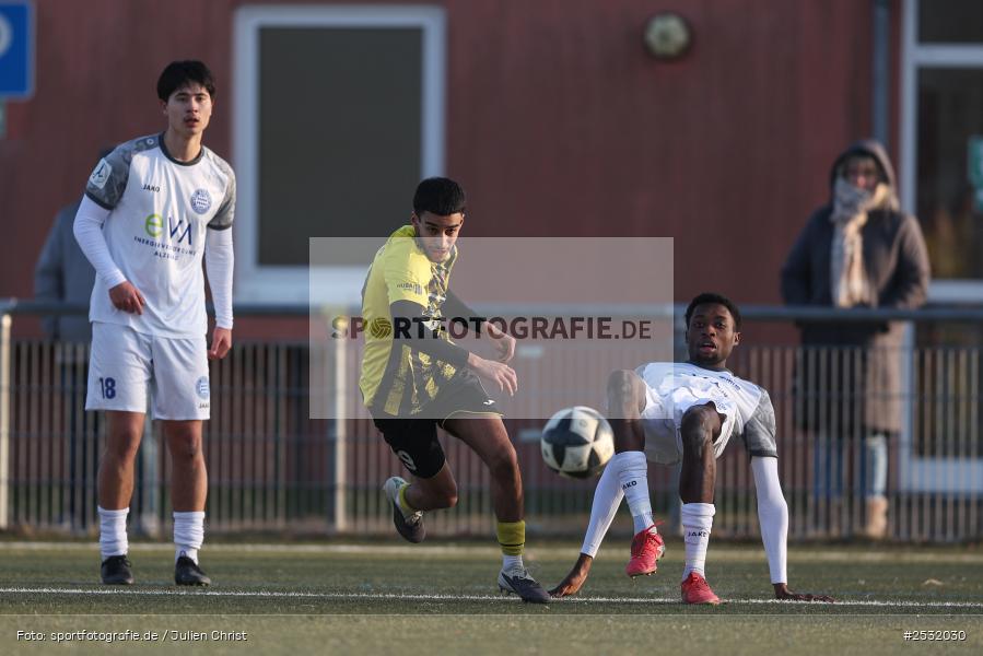 sport, Städtisches Stadion am Prischoß, SCH, SC 1960 Hanau, Regionalliga Südwest, Regionalfreundschaftsspiele, Hessenliga, Fussball, FCB, FC Bayern Alzenau, Alzenau, 24.01.2026 - Bild-ID: 2532030