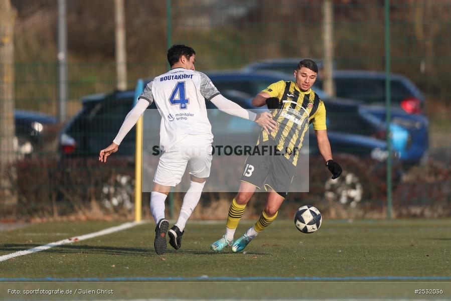 sport, Städtisches Stadion am Prischoß, SCH, SC 1960 Hanau, Regionalliga Südwest, Regionalfreundschaftsspiele, Hessenliga, Fussball, FCB, FC Bayern Alzenau, Alzenau, 24.01.2026 - Bild-ID: 2532036