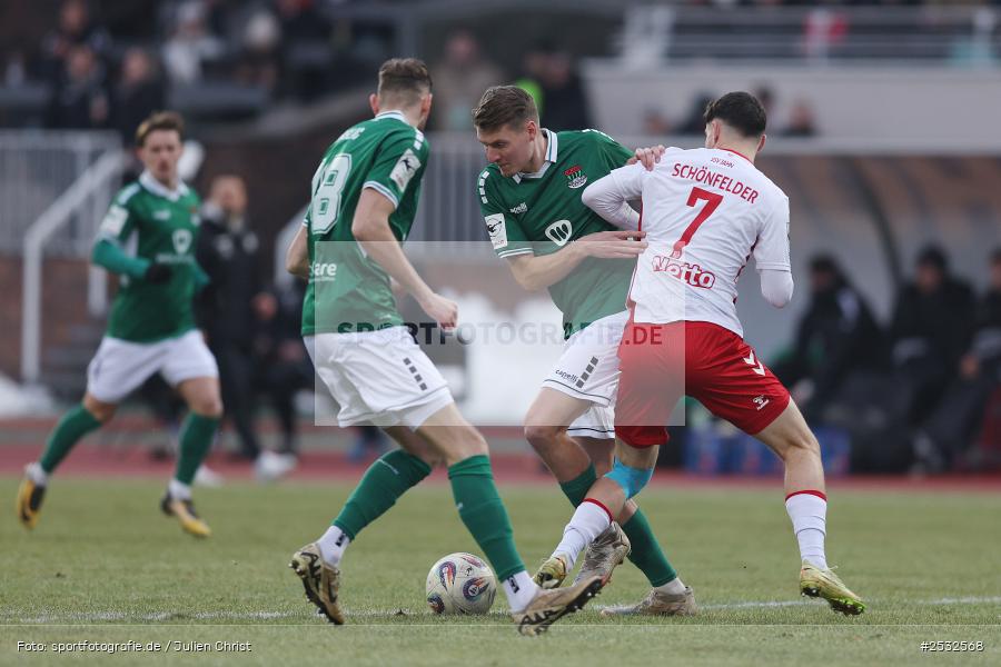 Sachs-Stadion, Schweinfurt, 31.01.2026, sport, Fussball, DFB, 22. Spieltag, 3. Liga, SSV, FCS, SSV Jahn Regensburg, 1. FC Schweinfurt 1905 - Bild-ID: 2532568
