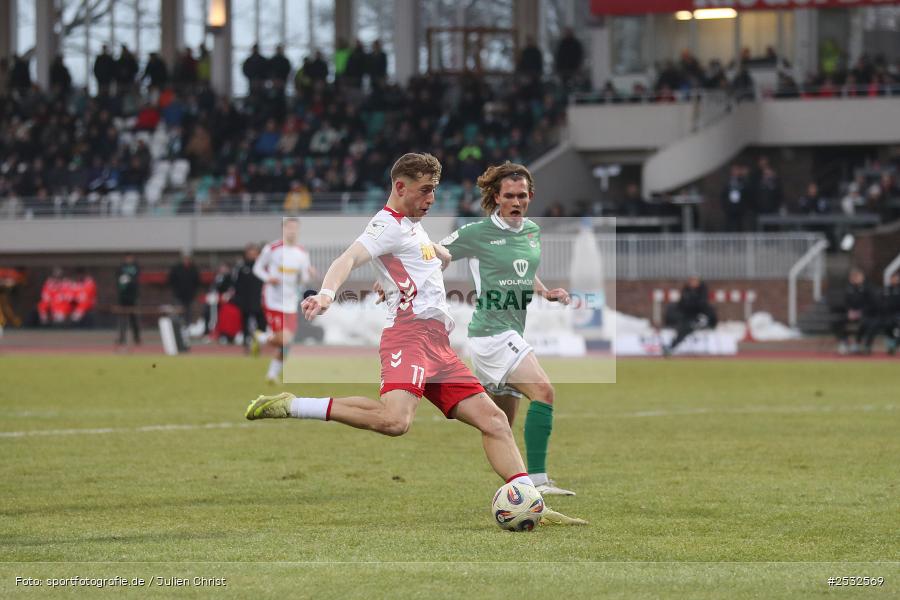 Sachs-Stadion, Schweinfurt, 31.01.2026, sport, Fussball, DFB, 22. Spieltag, 3. Liga, SSV, FCS, SSV Jahn Regensburg, 1. FC Schweinfurt 1905 - Bild-ID: 2532569