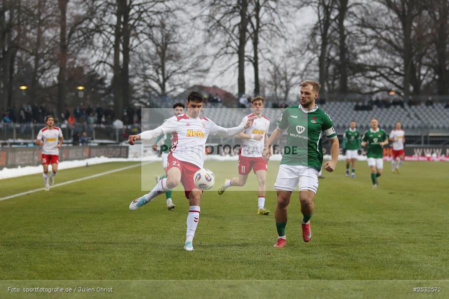 Sachs-Stadion, Schweinfurt, 31.01.2026, sport, Fussball, DFB, 22. Spieltag, 3. Liga, SSV, FCS, SSV Jahn Regensburg, 1. FC Schweinfurt 1905 - Bild-ID: 2532572