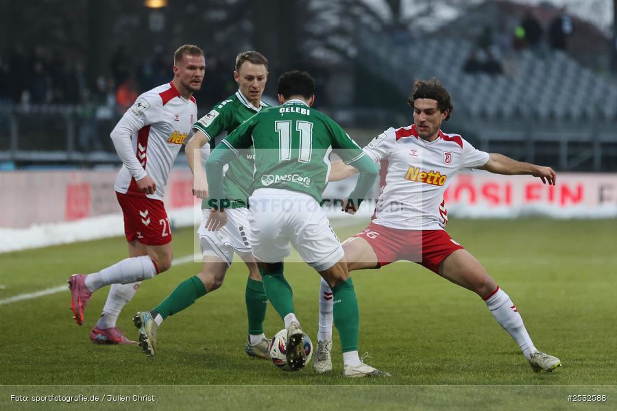 Sachs-Stadion, Schweinfurt, 31.01.2026, sport, Fussball, DFB, 22. Spieltag, 3. Liga, SSV, FCS, SSV Jahn Regensburg, 1. FC Schweinfurt 1905 - Bild-ID: 2532588