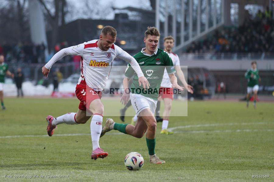 Sachs-Stadion, Schweinfurt, 31.01.2026, sport, Fussball, DFB, 22. Spieltag, 3. Liga, SSV, FCS, SSV Jahn Regensburg, 1. FC Schweinfurt 1905 - Bild-ID: 2532589