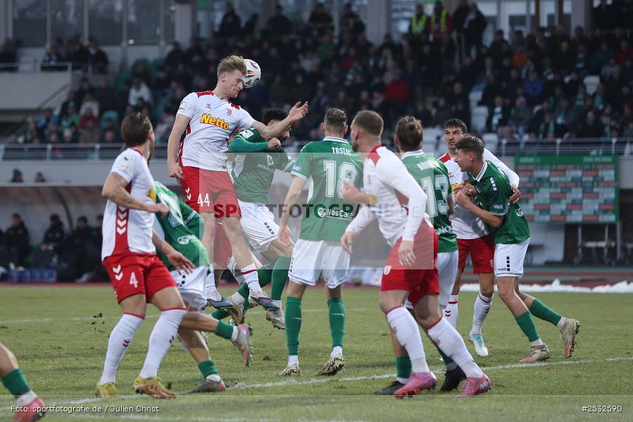 Sachs-Stadion, Schweinfurt, 31.01.2026, sport, Fussball, DFB, 22. Spieltag, 3. Liga, SSV, FCS, SSV Jahn Regensburg, 1. FC Schweinfurt 1905 - Bild-ID: 2532590