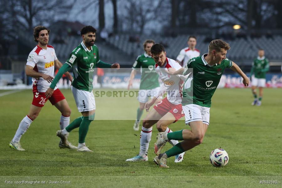 Sachs-Stadion, Schweinfurt, 31.01.2026, sport, Fussball, DFB, 22. Spieltag, 3. Liga, SSV, FCS, SSV Jahn Regensburg, 1. FC Schweinfurt 1905 - Bild-ID: 2532592