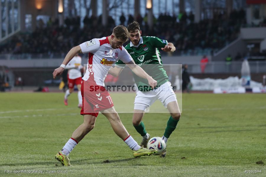Sachs-Stadion, Schweinfurt, 31.01.2026, sport, Fussball, DFB, 22. Spieltag, 3. Liga, SSV, FCS, SSV Jahn Regensburg, 1. FC Schweinfurt 1905 - Bild-ID: 2532594