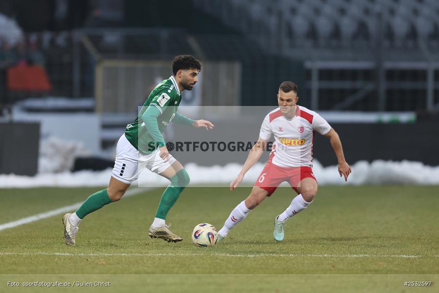 Sachs-Stadion, Schweinfurt, 31.01.2026, sport, Fussball, DFB, 22. Spieltag, 3. Liga, SSV, FCS, SSV Jahn Regensburg, 1. FC Schweinfurt 1905 - Bild-ID: 2532597
