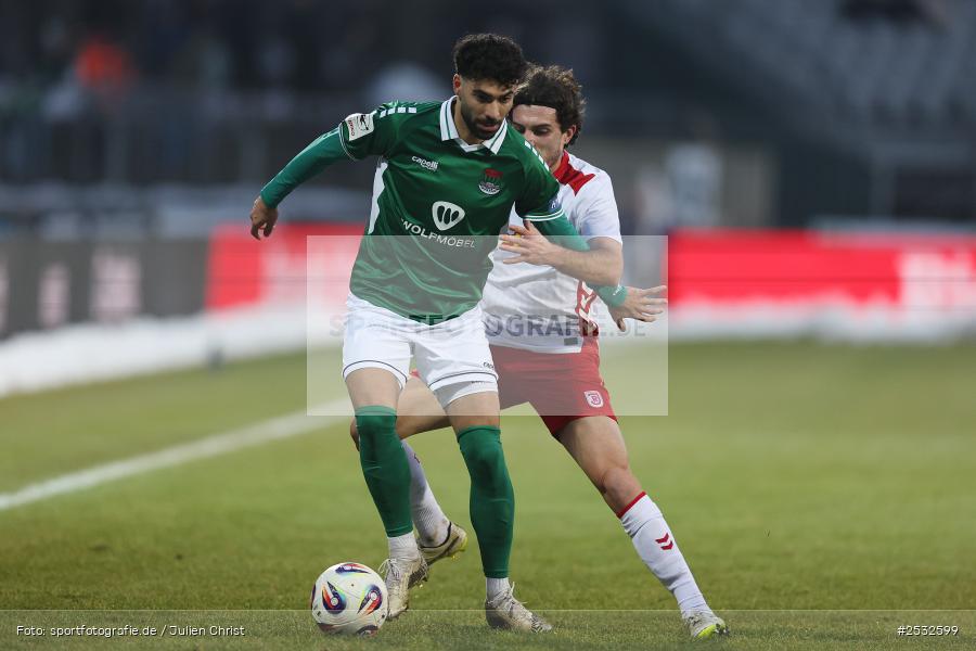 Sachs-Stadion, Schweinfurt, 31.01.2026, sport, Fussball, DFB, 22. Spieltag, 3. Liga, SSV, FCS, SSV Jahn Regensburg, 1. FC Schweinfurt 1905 - Bild-ID: 2532599