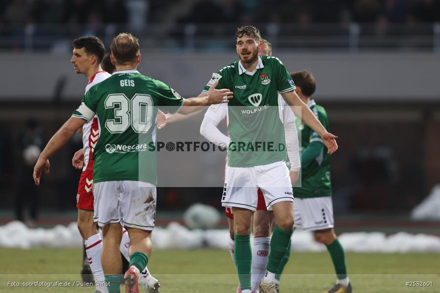 Sachs-Stadion, Schweinfurt, 31.01.2026, sport, Fussball, DFB, 22. Spieltag, 3. Liga, SSV, FCS, SSV Jahn Regensburg, 1. FC Schweinfurt 1905 - Bild-ID: 2532601