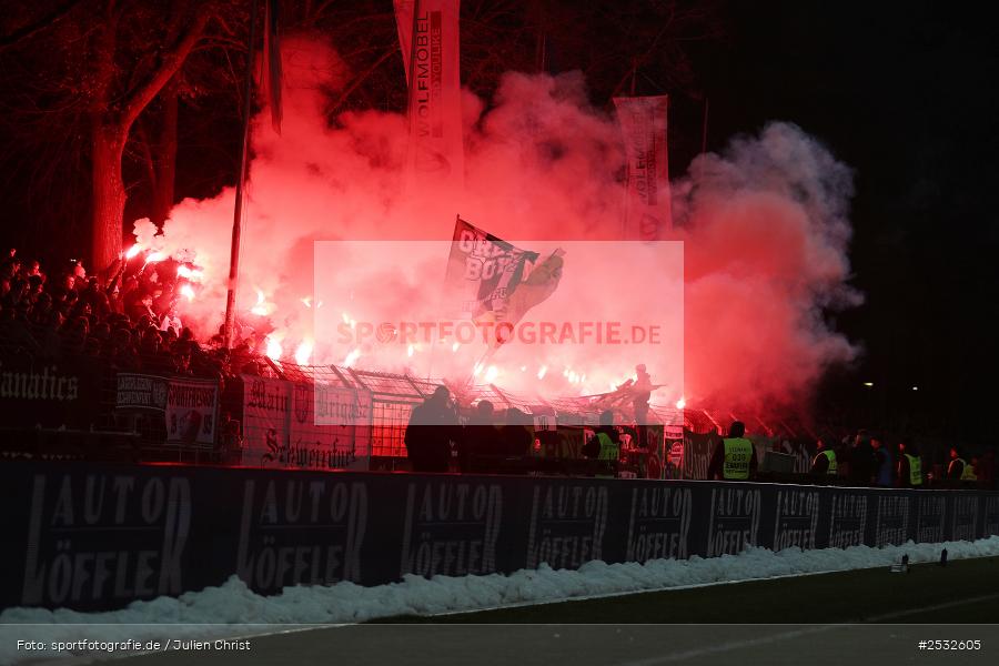 Sachs-Stadion, Schweinfurt, 31.01.2026, sport, Fussball, DFB, 22. Spieltag, 3. Liga, SSV, FCS, SSV Jahn Regensburg, 1. FC Schweinfurt 1905 - Bild-ID: 2532605