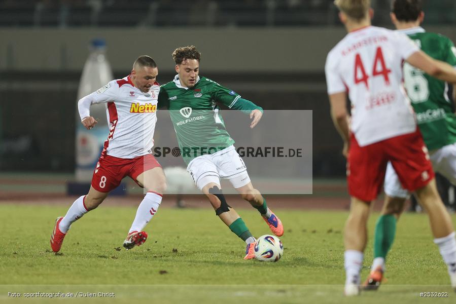 Sachs-Stadion, Schweinfurt, 31.01.2026, sport, Fussball, DFB, 22. Spieltag, 3. Liga, SSV, FCS, SSV Jahn Regensburg, 1. FC Schweinfurt 1905 - Bild-ID: 2532622