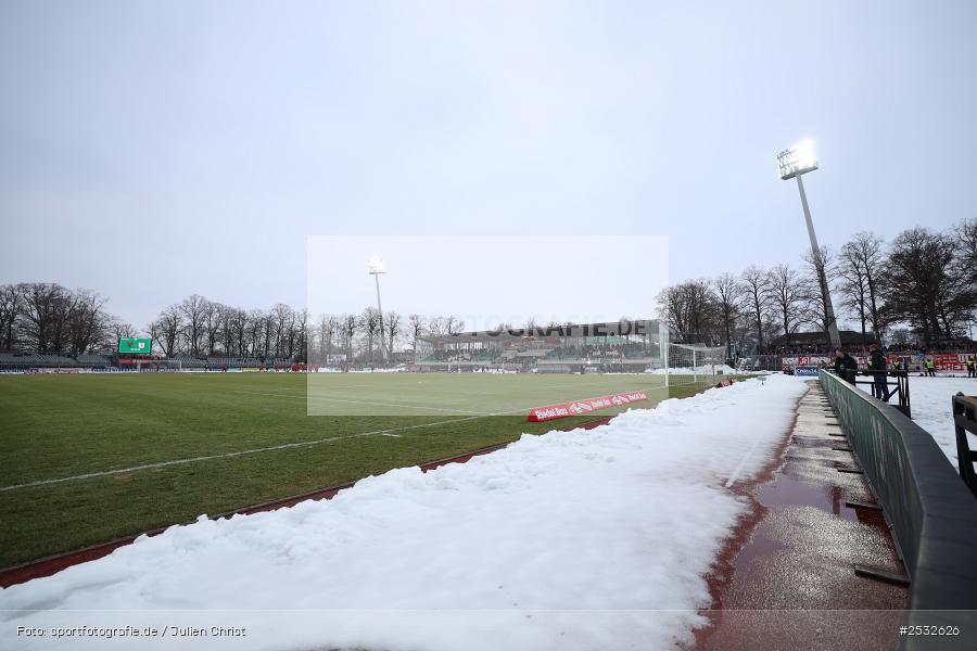 Sachs-Stadion, Schweinfurt, 31.01.2026, sport, Fussball, DFB, 22. Spieltag, 3. Liga, SSV, FCS, SSV Jahn Regensburg, 1. FC Schweinfurt 1905 - Bild-ID: 2532626