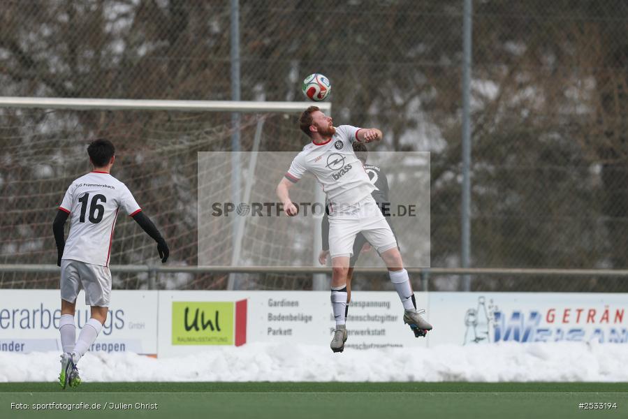 sport, TuS Frammersbach, TSV Rottendorf, Landesliga Nordwest, Landesfreundschaftsspiele, Fussball, Fuhrmann Arena, Frammersbach, Bezirksliga Ufr. West, BFV, 01.02.2026 - Bild-ID: 2533194