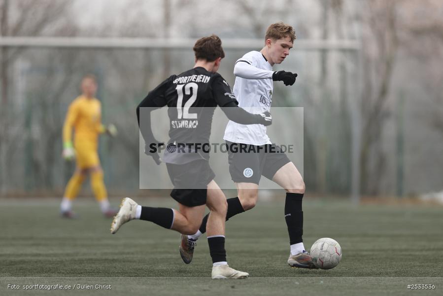 Sepp-Endres-Sportanlage, Würzburg, 07.02.2026, sport, Fussball, BFV, Landesfreundschaftsspiele, VL Hessen-Nord, Bayernliga Nord, SV Steinbach, Würzburger FV 04 - Bild-ID: 2533536
