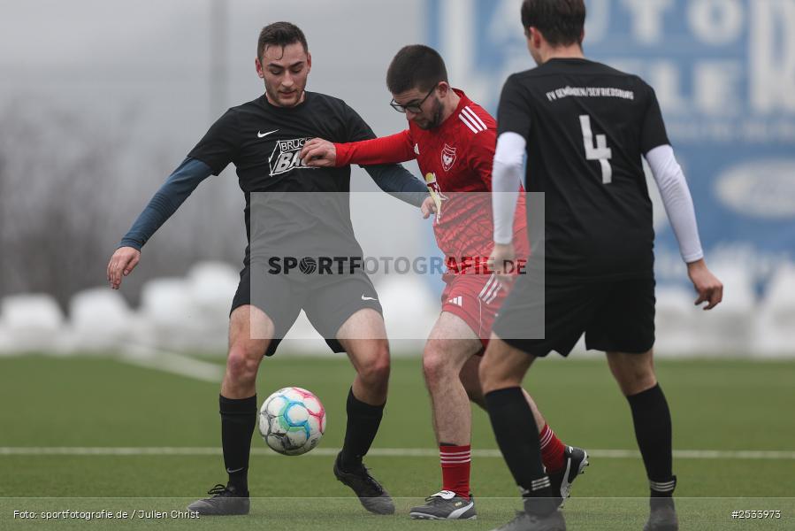 sport, Thüngersheim, Sportgelände, Landesfreundschaftsspiele, Kreisliga Würzburg, Fussball, FV Gemünden/Seifriedsburg, DJK Altbessingen, Bezirksliga Unterfranken West, BFV, 07.02.2026 - Bild-ID: 2533973