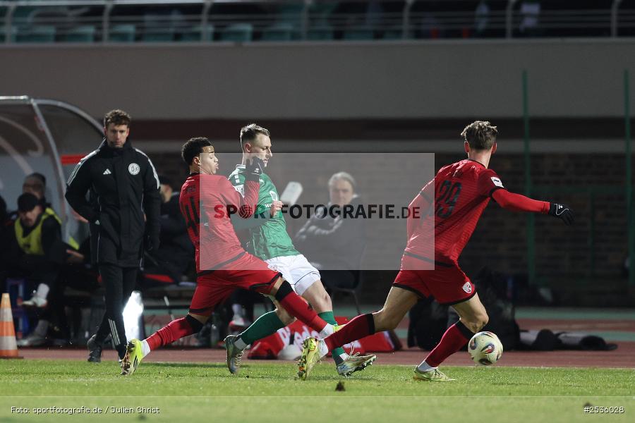 Sachs-Stadion, Schweinfurt, 15.02.2026, sport, Fussball, DFB, 3. Liga, 24. Spieltag, FC Ingolstadt 04, 1. FC Schweinfurt 1905 - Bild-ID: 2536028