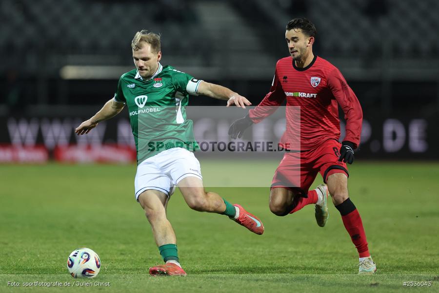 Sachs-Stadion, Schweinfurt, 15.02.2026, sport, Fussball, DFB, 3. Liga, 24. Spieltag, FC Ingolstadt 04, 1. FC Schweinfurt 1905 - Bild-ID: 2536043