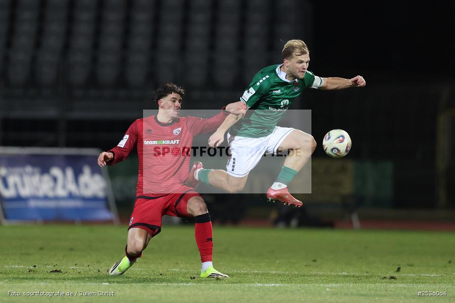 Sachs-Stadion, Schweinfurt, 15.02.2026, sport, Fussball, DFB, 3. Liga, 24. Spieltag, FC Ingolstadt 04, 1. FC Schweinfurt 1905 - Bild-ID: 2536064