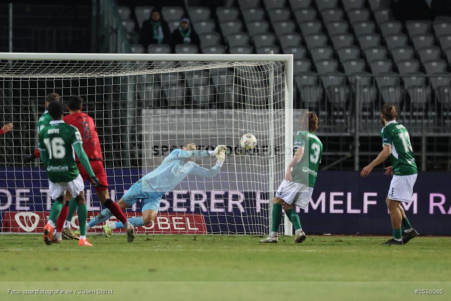 Sachs-Stadion, Schweinfurt, 15.02.2026, sport, Fussball, DFB, 3. Liga, 24. Spieltag, FC Ingolstadt 04, 1. FC Schweinfurt 1905 - Bild-ID: 2536065