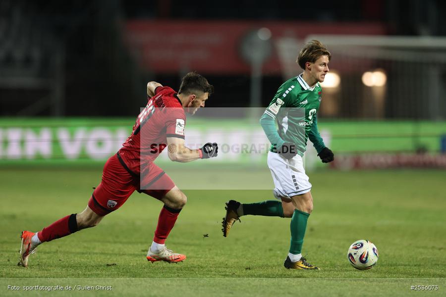 Sachs-Stadion, Schweinfurt, 15.02.2026, sport, Fussball, DFB, 3. Liga, 24. Spieltag, FC Ingolstadt 04, 1. FC Schweinfurt 1905 - Bild-ID: 2536073