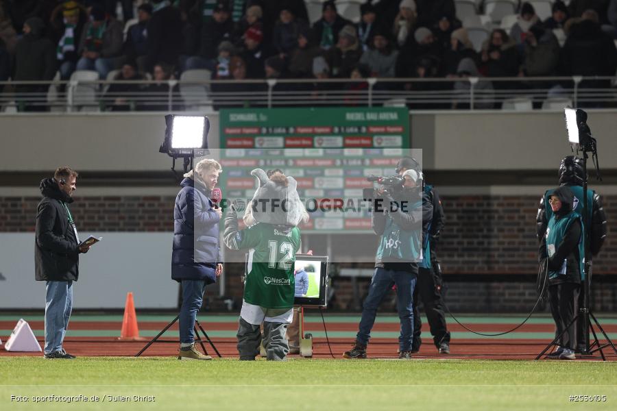 sport, Schweinfurt, Sachs-Stadion, Fussball, FC Ingolstadt 04, DFB, 3. Liga, 24. Spieltag, 15.02.2026, 1. FC Schweinfurt 1905 - Bild-ID: 2536105