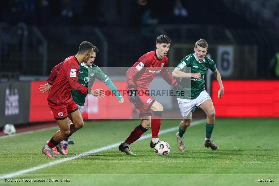 sport, Schweinfurt, Sachs-Stadion, Fussball, FC Ingolstadt 04, DFB, 3. Liga, 24. Spieltag, 15.02.2026, 1. FC Schweinfurt 1905 - Bild-ID: 2536126