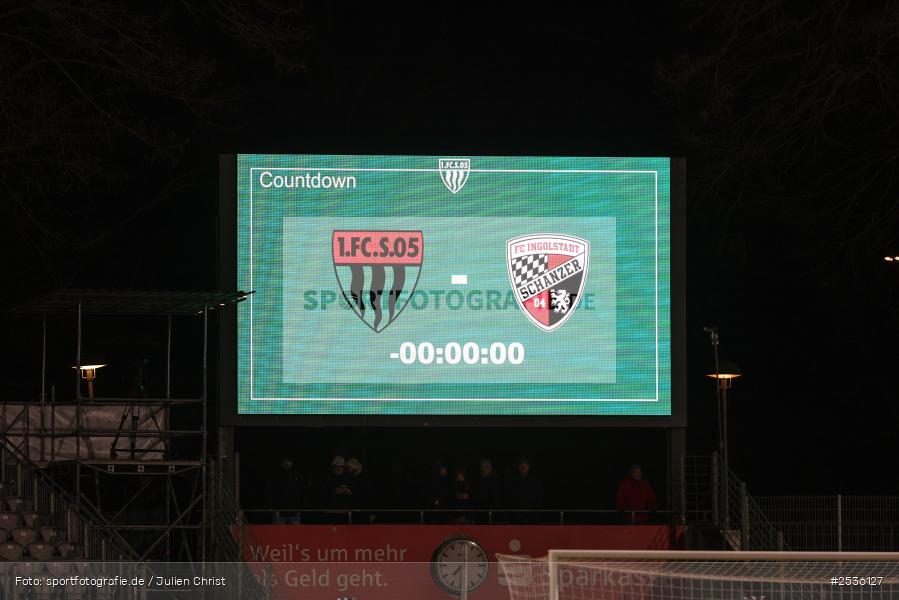 sport, Schweinfurt, Sachs-Stadion, Fussball, FC Ingolstadt 04, DFB, 3. Liga, 24. Spieltag, 15.02.2026, 1. FC Schweinfurt 1905 - Bild-ID: 2536127