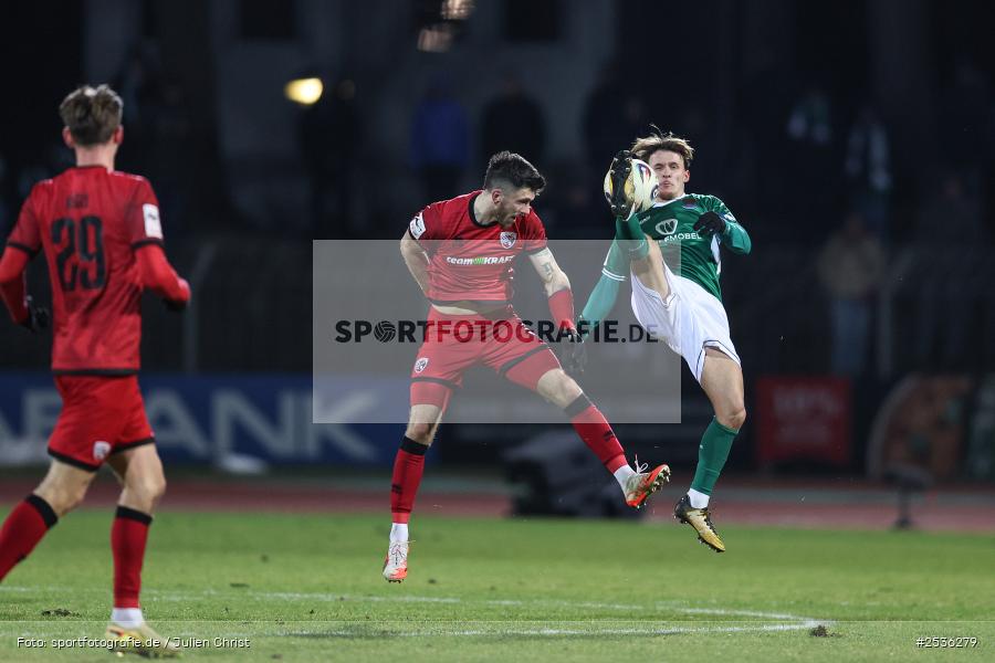 sport, Schweinfurt, Sachs-Stadion, Fussball, FC Ingolstadt 04, DFB, 3. Liga, 24. Spieltag, 15.02.2026, 1. FC Schweinfurt 1905 - Bild-ID: 2536279