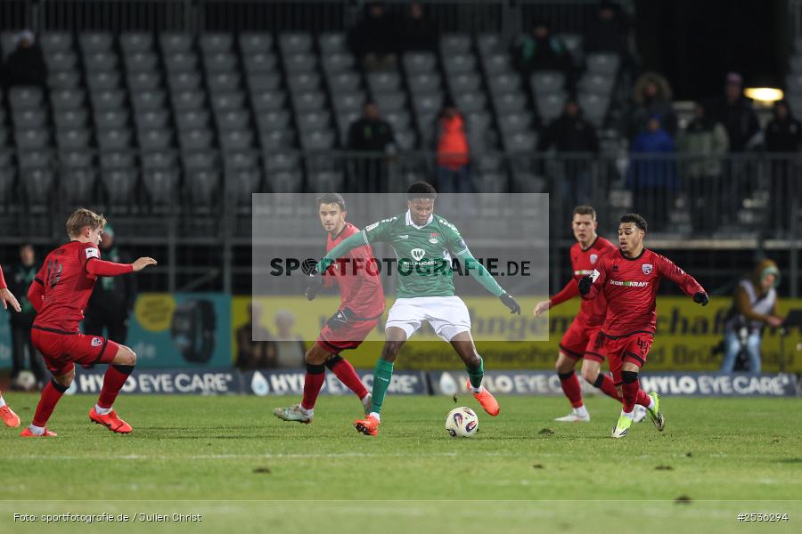 sport, Schweinfurt, Sachs-Stadion, Fussball, FC Ingolstadt 04, DFB, 3. Liga, 24. Spieltag, 15.02.2026, 1. FC Schweinfurt 1905 - Bild-ID: 2536294