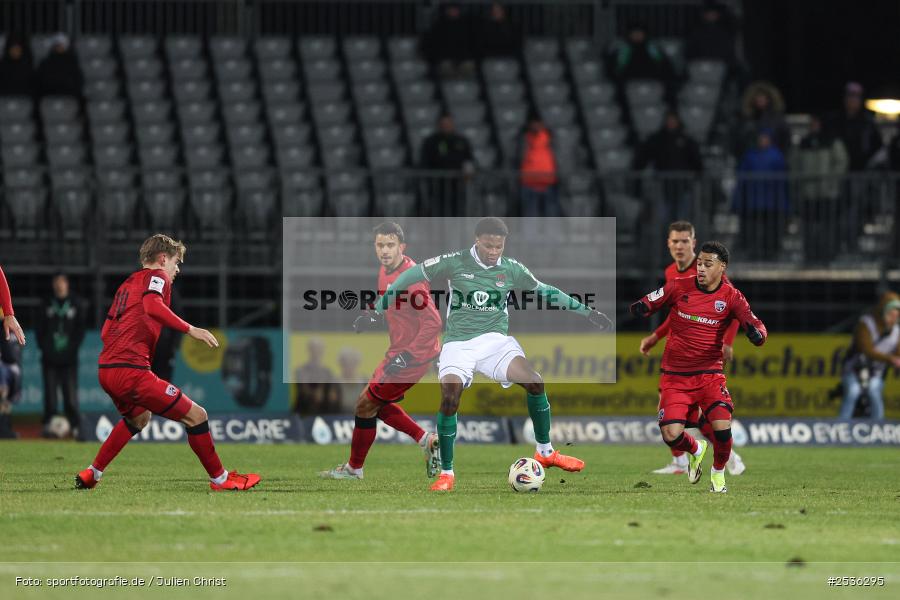sport, Schweinfurt, Sachs-Stadion, Fussball, FC Ingolstadt 04, DFB, 3. Liga, 24. Spieltag, 15.02.2026, 1. FC Schweinfurt 1905 - Bild-ID: 2536295