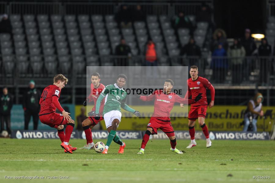 sport, Schweinfurt, Sachs-Stadion, Fussball, FC Ingolstadt 04, DFB, 3. Liga, 24. Spieltag, 15.02.2026, 1. FC Schweinfurt 1905 - Bild-ID: 2536296