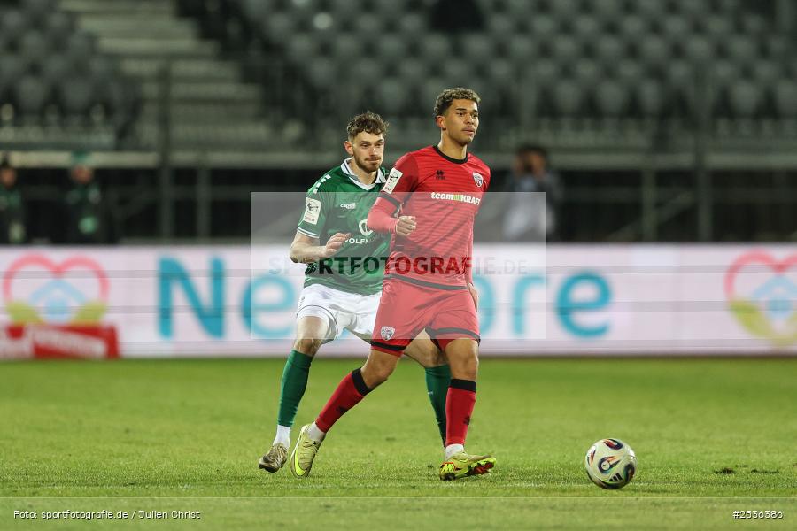 sport, Schweinfurt, Sachs-Stadion, Fussball, FC Ingolstadt 04, DFB, 3. Liga, 24. Spieltag, 15.02.2026, 1. FC Schweinfurt 1905 - Bild-ID: 2536386
