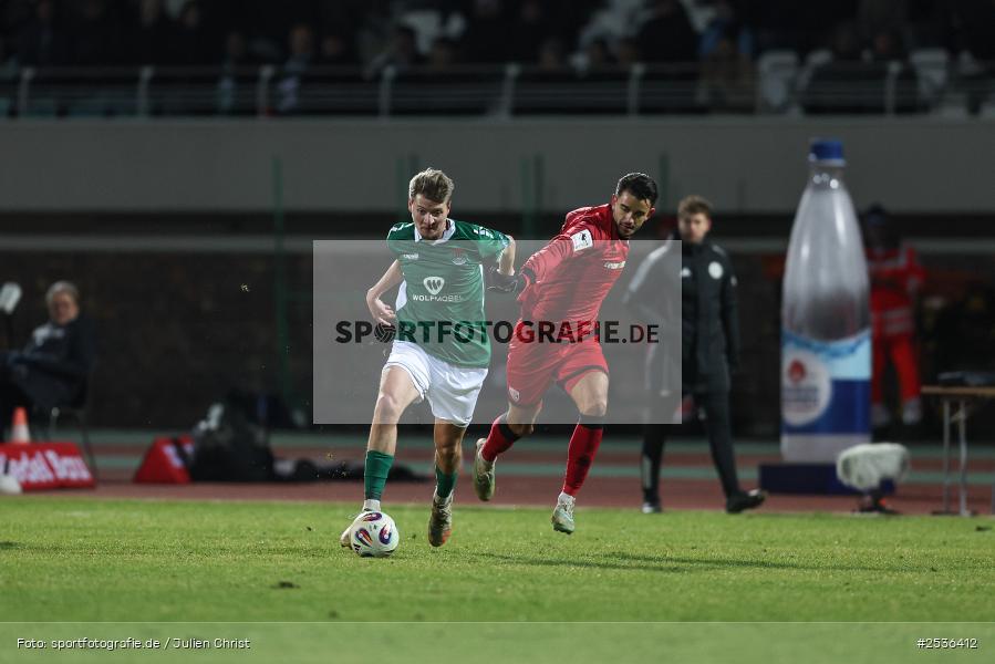 sport, Schweinfurt, Sachs-Stadion, Fussball, FC Ingolstadt 04, DFB, 3. Liga, 24. Spieltag, 15.02.2026, 1. FC Schweinfurt 1905 - Bild-ID: 2536412