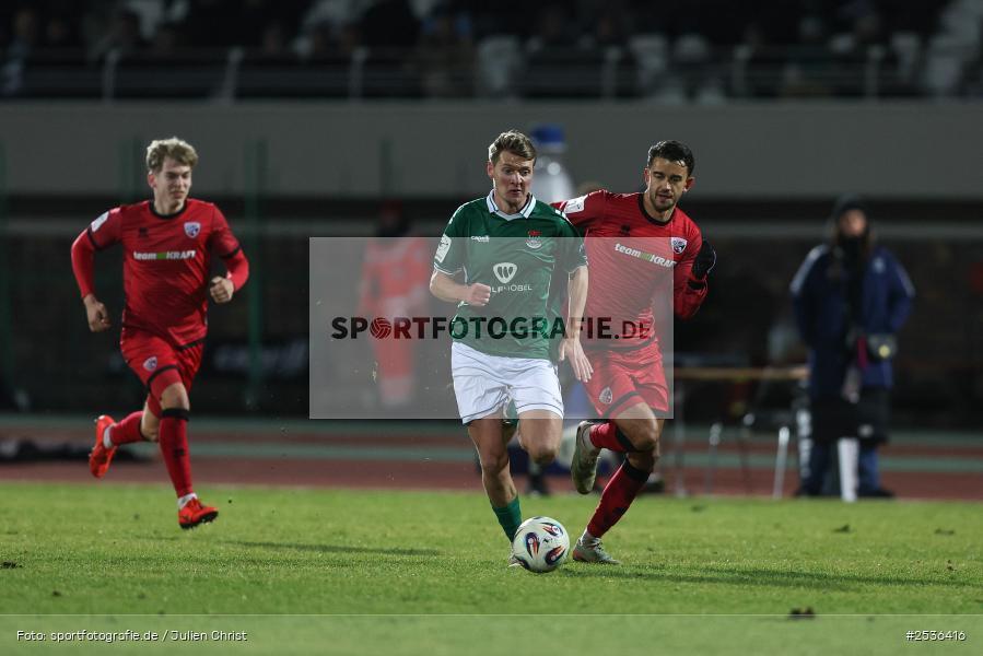 sport, Schweinfurt, Sachs-Stadion, Fussball, FC Ingolstadt 04, DFB, 3. Liga, 24. Spieltag, 15.02.2026, 1. FC Schweinfurt 1905 - Bild-ID: 2536416