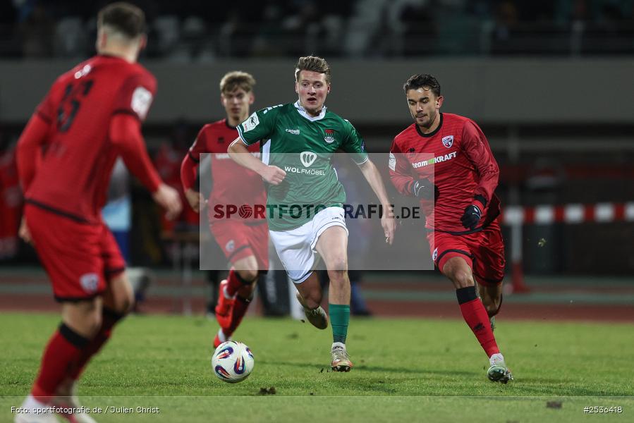 sport, Schweinfurt, Sachs-Stadion, Fussball, FC Ingolstadt 04, DFB, 3. Liga, 24. Spieltag, 15.02.2026, 1. FC Schweinfurt 1905 - Bild-ID: 2536418