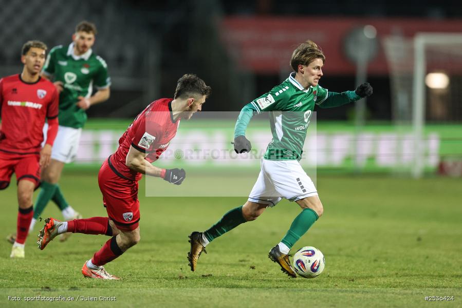 sport, Schweinfurt, Sachs-Stadion, Fussball, FC Ingolstadt 04, DFB, 3. Liga, 24. Spieltag, 15.02.2026, 1. FC Schweinfurt 1905 - Bild-ID: 2536424