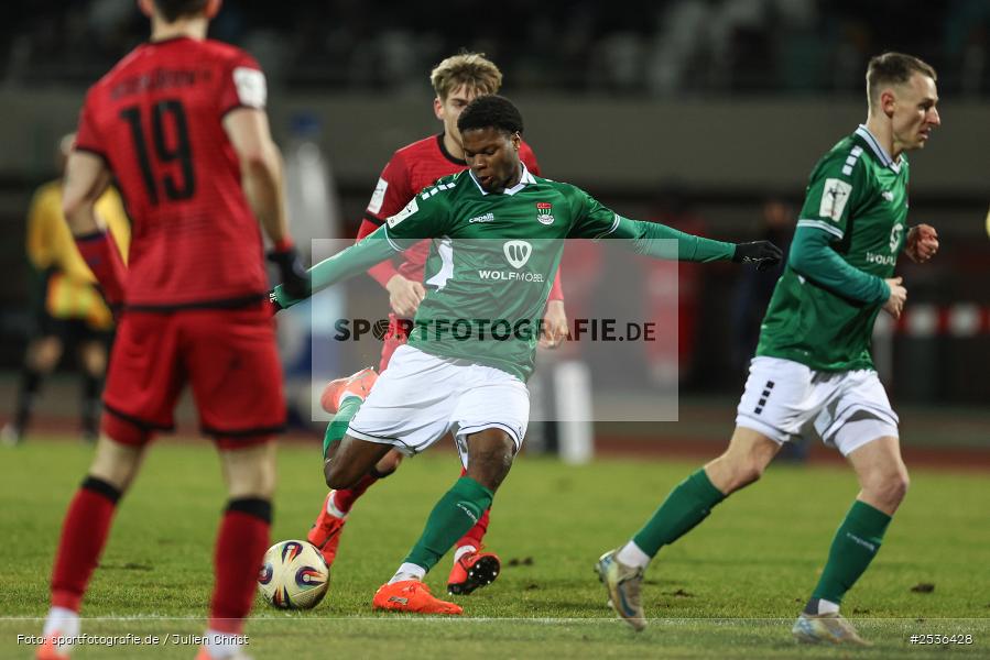 sport, Schweinfurt, Sachs-Stadion, Fussball, FC Ingolstadt 04, DFB, 3. Liga, 24. Spieltag, 15.02.2026, 1. FC Schweinfurt 1905 - Bild-ID: 2536428