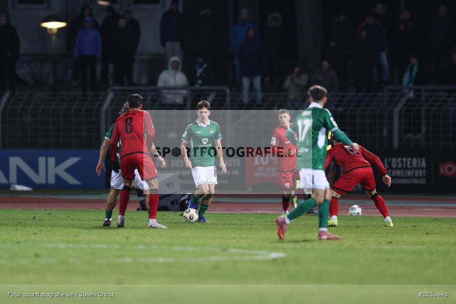sport, Schweinfurt, Sachs-Stadion, Fussball, FC Ingolstadt 04, DFB, 3. Liga, 24. Spieltag, 15.02.2026, 1. FC Schweinfurt 1905 - Bild-ID: 2536446