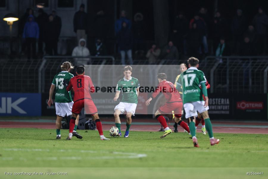 sport, Schweinfurt, Sachs-Stadion, Fussball, FC Ingolstadt 04, DFB, 3. Liga, 24. Spieltag, 15.02.2026, 1. FC Schweinfurt 1905 - Bild-ID: 2536447