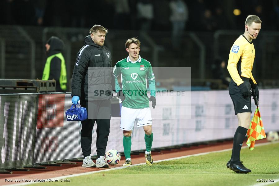 sport, Schweinfurt, Sachs-Stadion, Fussball, FC Ingolstadt 04, DFB, 3. Liga, 24. Spieltag, 15.02.2026, 1. FC Schweinfurt 1905 - Bild-ID: 2536462