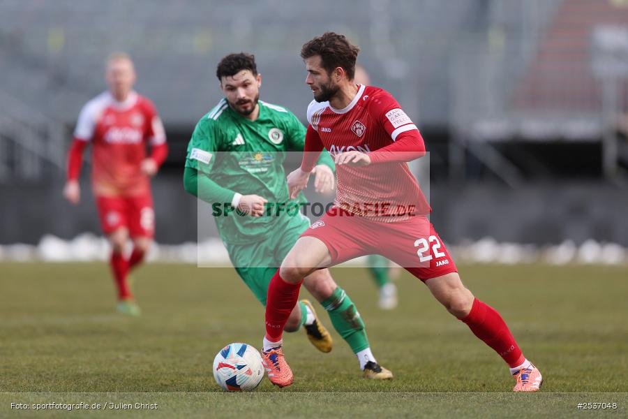 AKON Arena, Würzburg, 21.02.2026, sport, Fussball, BFV, Landesfreundschaftsspiele, Regionallia Bayern, SpVgg Ansbach, FC Würzburger Kickers - Bild-ID: 2537048