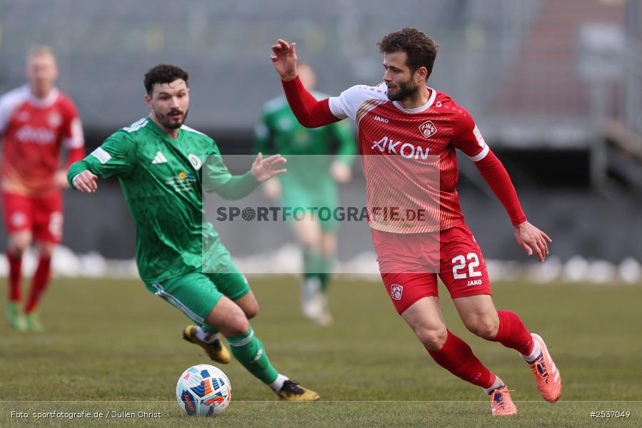 AKON Arena, Würzburg, 21.02.2026, sport, Fussball, BFV, Landesfreundschaftsspiele, Regionallia Bayern, SpVgg Ansbach, FC Würzburger Kickers - Bild-ID: 2537049