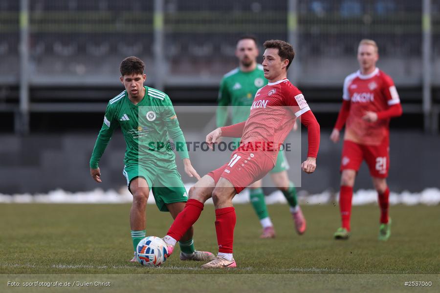 AKON Arena, Würzburg, 21.02.2026, sport, Fussball, BFV, Landesfreundschaftsspiele, Regionallia Bayern, SpVgg Ansbach, FC Würzburger Kickers - Bild-ID: 2537060
