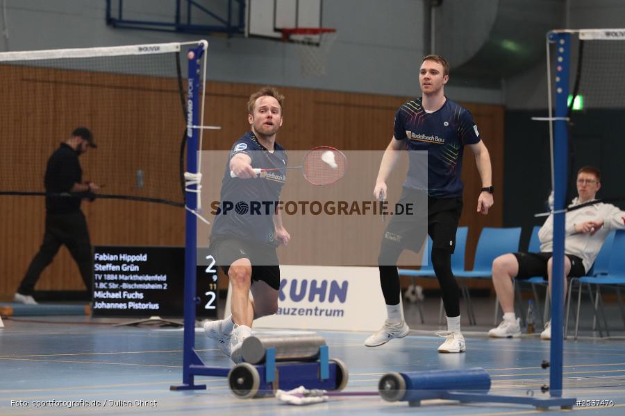 Hans-Wilhelm-Renkhoff-Halle, Marktheidenfeld, 21.02.2026, sport, Badminton, 2. Bundesliga Süd, BC Saarbrücken-Bischmisheim 2, TV 1884 Marktheidenfeld - Bild-ID: 2537476