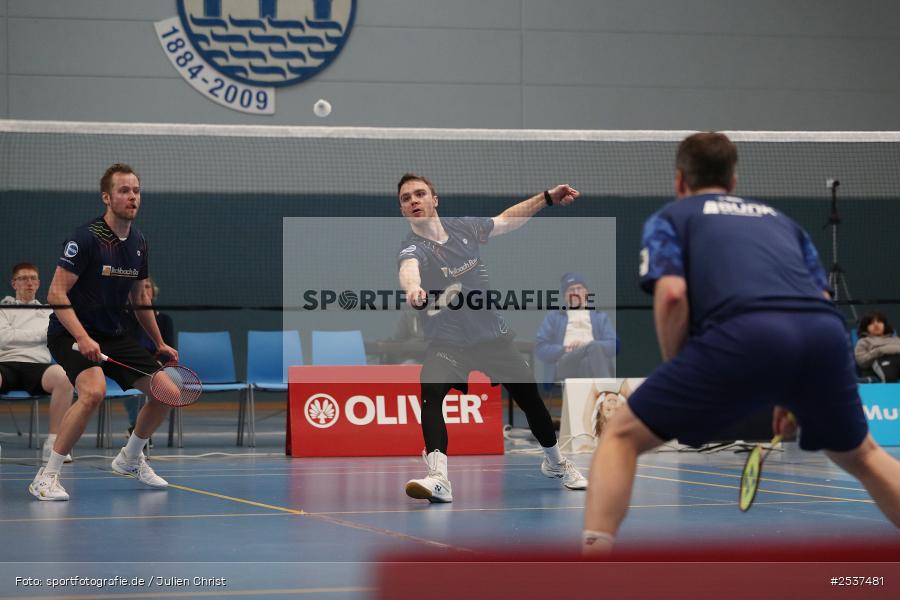 Hans-Wilhelm-Renkhoff-Halle, Marktheidenfeld, 21.02.2026, sport, Badminton, 2. Bundesliga Süd, BC Saarbrücken-Bischmisheim 2, TV 1884 Marktheidenfeld - Bild-ID: 2537481