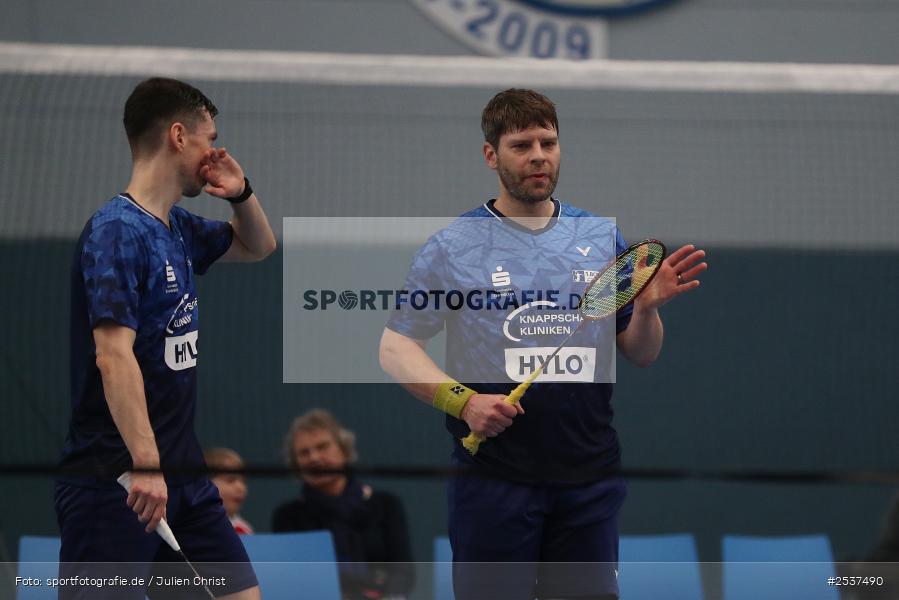 Hans-Wilhelm-Renkhoff-Halle, Marktheidenfeld, 21.02.2026, sport, Badminton, 2. Bundesliga Süd, BC Saarbrücken-Bischmisheim 2, TV 1884 Marktheidenfeld - Bild-ID: 2537490