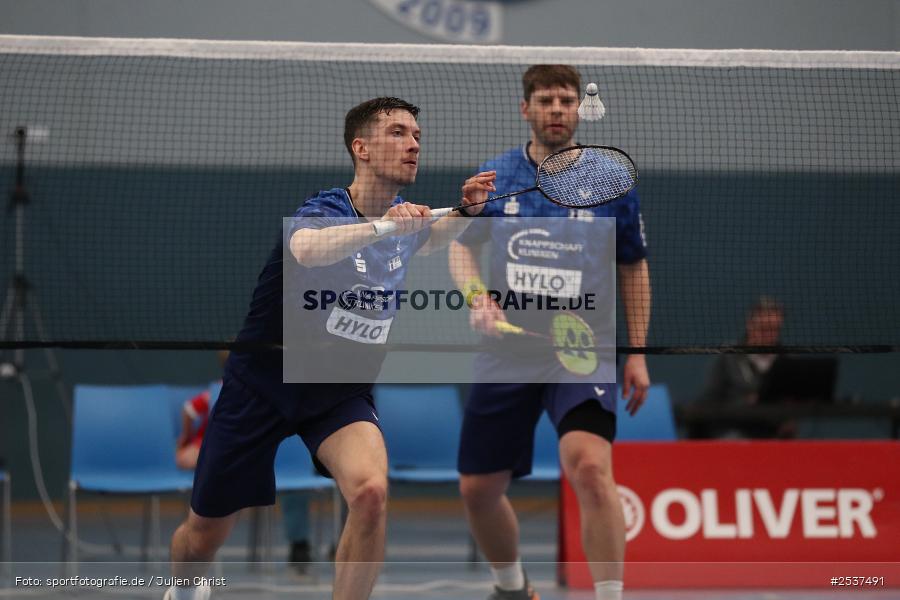Hans-Wilhelm-Renkhoff-Halle, Marktheidenfeld, 21.02.2026, sport, Badminton, 2. Bundesliga Süd, BC Saarbrücken-Bischmisheim 2, TV 1884 Marktheidenfeld - Bild-ID: 2537491